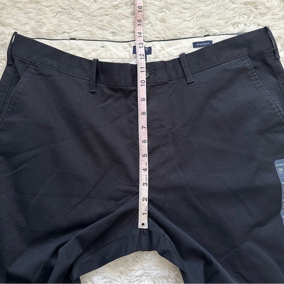 J. Crew Factory Pants Men’s Straight-Fit Flex Chino Classic Black 38x32 NWT New - Picture 10 of 12
